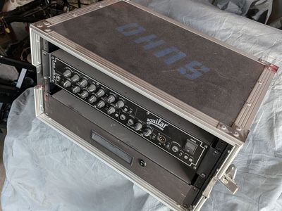 Aguilar amplifier w/case and drawer