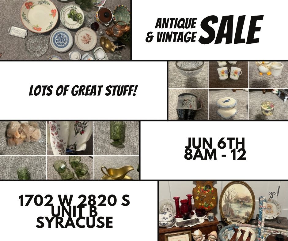 Garage Sale! Lots of Antiques and Vintage!