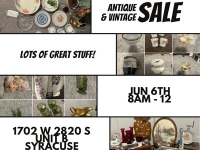 Garage Sale! Lots of Antiques and Vintage!