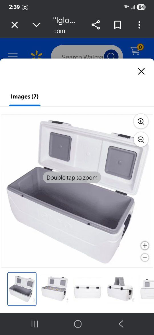 Igloo 165-quart Maxcold Chest Cooler with Butterfl