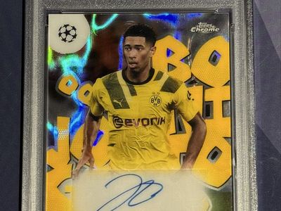 2022 Topps Chrome UEFA CC Jude Bellingham JB-3 Autograph /99 PSA 9