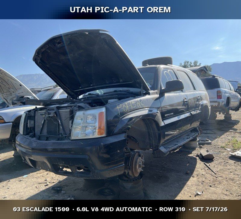 2003 Cadillac Escalade 1500 Parts - UTPAP Orem