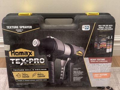 Homax TEX-PRO Texture Sprayer System for Walls & Ceilings - 70% Faster, 60% Lighter