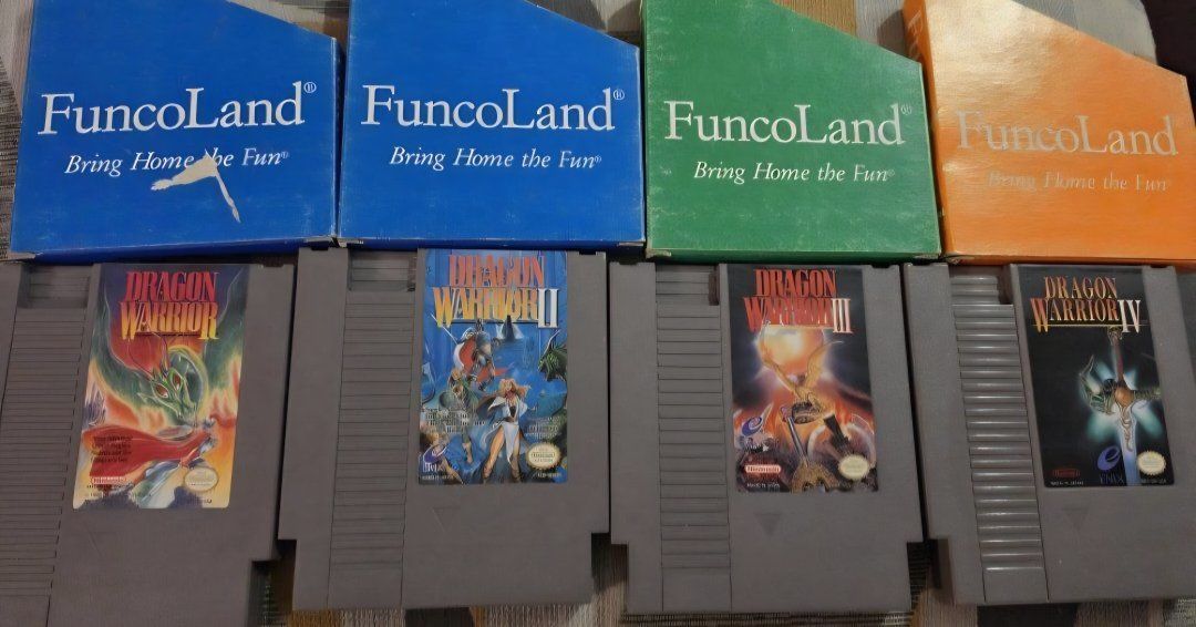 Dragon warrior 1,2,3&4 Amazing shape