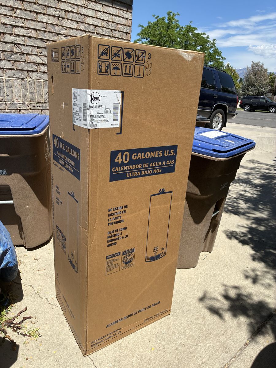 Brand new water heater