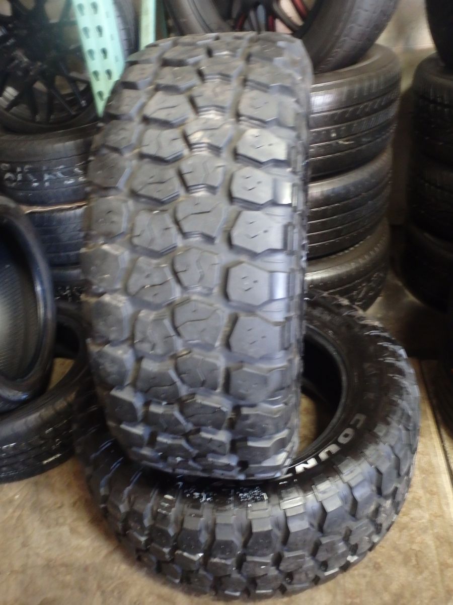 35X12.50R20 IRON MAN ALL COUNTRY M/T PAIR OF TWO USED TIRES