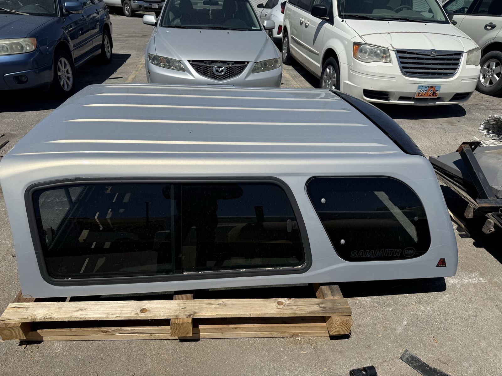 Camper shell for a second generation Dodge ram fits an extended cab. The shell is 81 inches. It’s an awesome shape. The locks wo