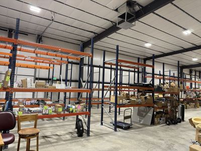Steel racking and shelves