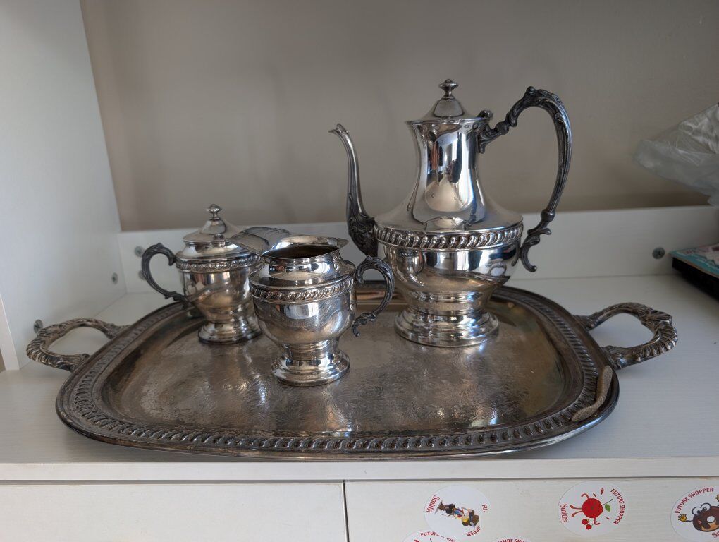 REDUCED Vintage silver tea set
