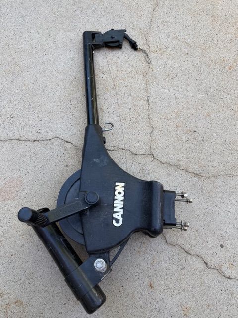 Downrigger, Cannon manual