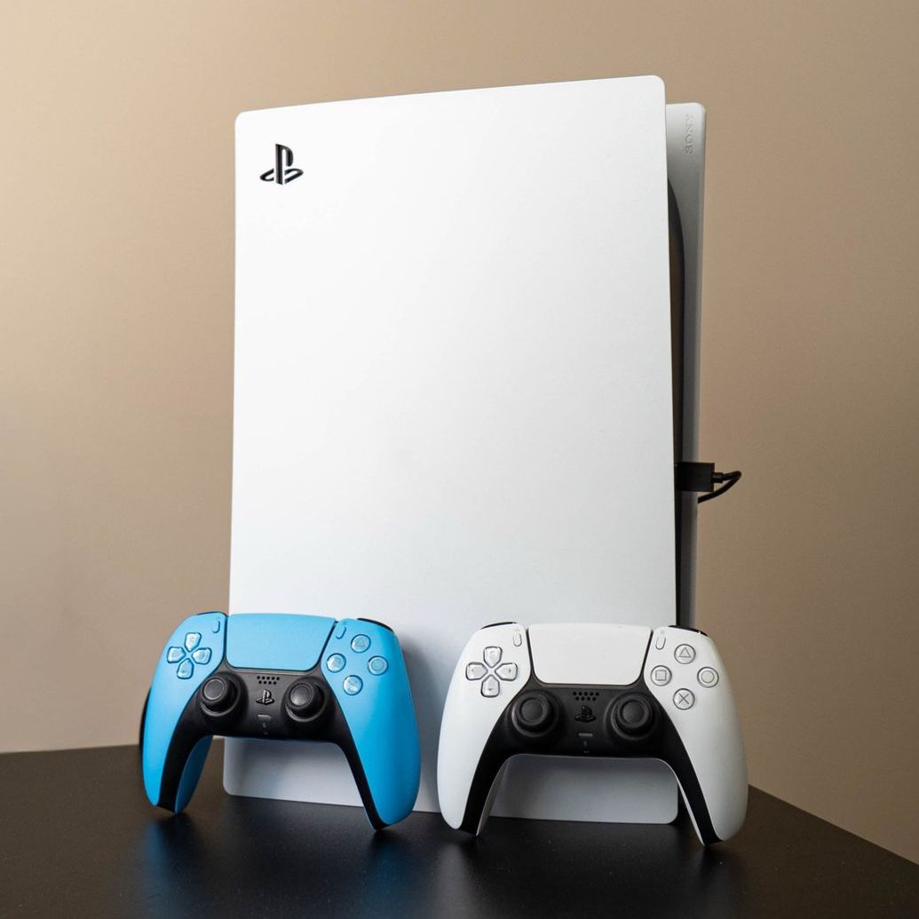 Sony PlayStation 5 Console (Disc Edition) w/ 2 DualSense Wireless Controllers