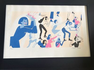Brooke Smart “Women for Women” framed print $25 OBO!