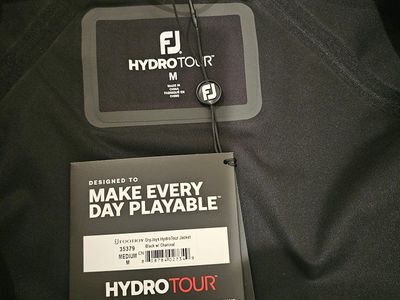 FOOT JOY HYDROTOUR WIND & RAIN JACKET SIZE M