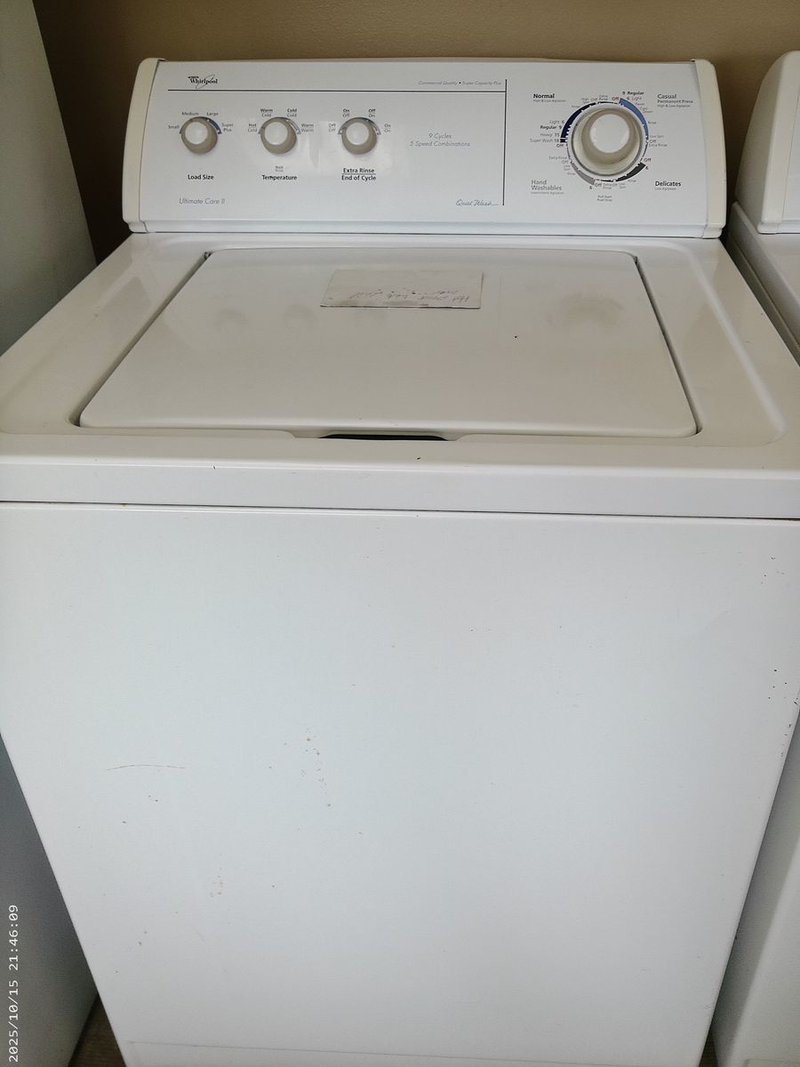 Whirlpool Heavy Duty Top Load Washer~90 Day Guarantee