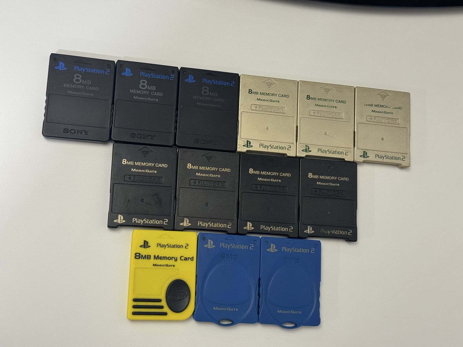 Memory Card 8Mb Ps2 / Playstation 2 / $10 Each
