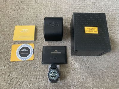 Breitling Chronospace Black Steel