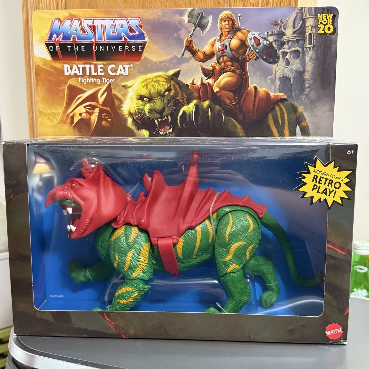 Mattel Masters of the Universe Origins Battle Cat Fighting Tiger Action Figure New in Box 2020