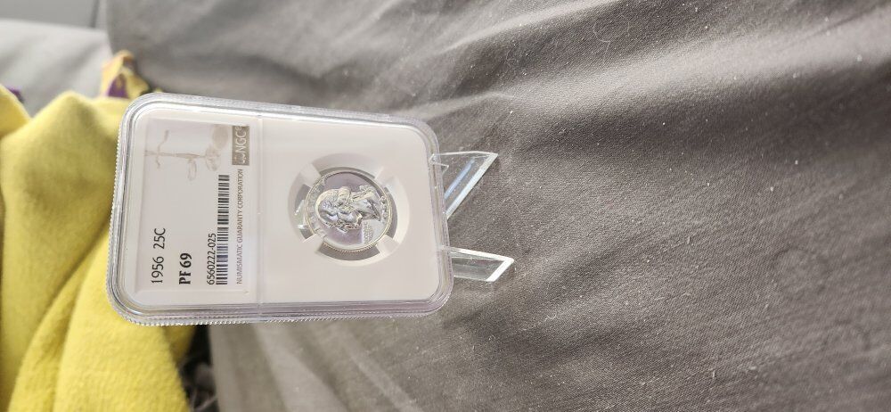 1956 Washington Quarter .25 Proof State PF69