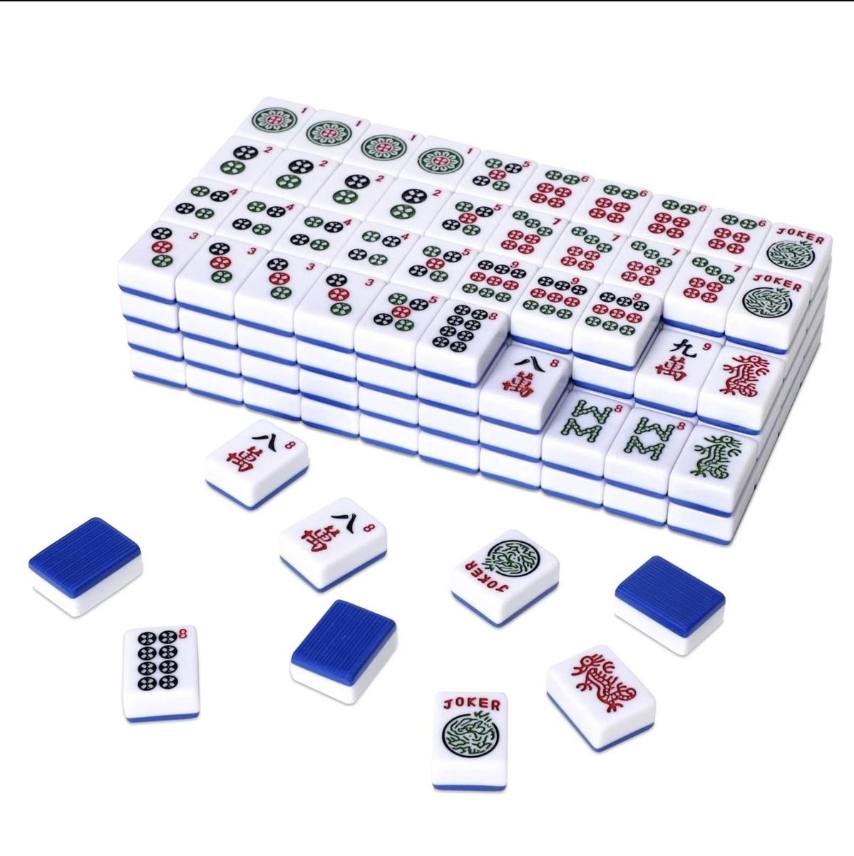 American Mahjong Tile Set with Carry Case