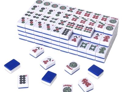 American Mahjong Tile Set with Carry Case
