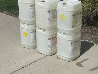 Water storage jugs. 5 dollars each