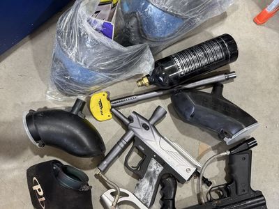 Paintball X-Ray V2.0 Goggle System & Guns, Tanks, Hoppers, Pods Paintball Lot