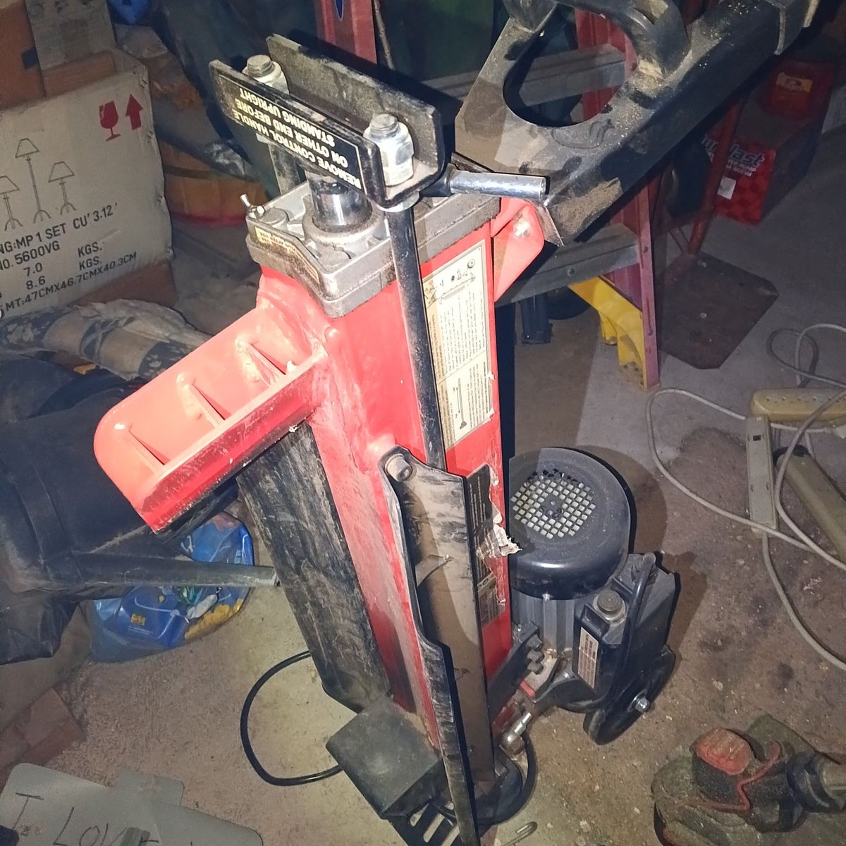 central machinery log splitter