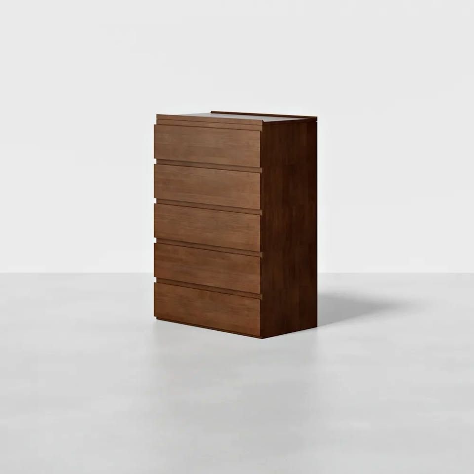 THUMA Nest Dresser – Walnut (5x1 Configuration)