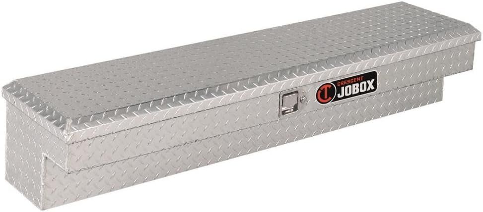 Delta 49"x13"x11" Black Aluminum Innerside Truck Box Tool Box GMC Durmax Dodge Cummins Ford Super Duty Part Number: 1-312002