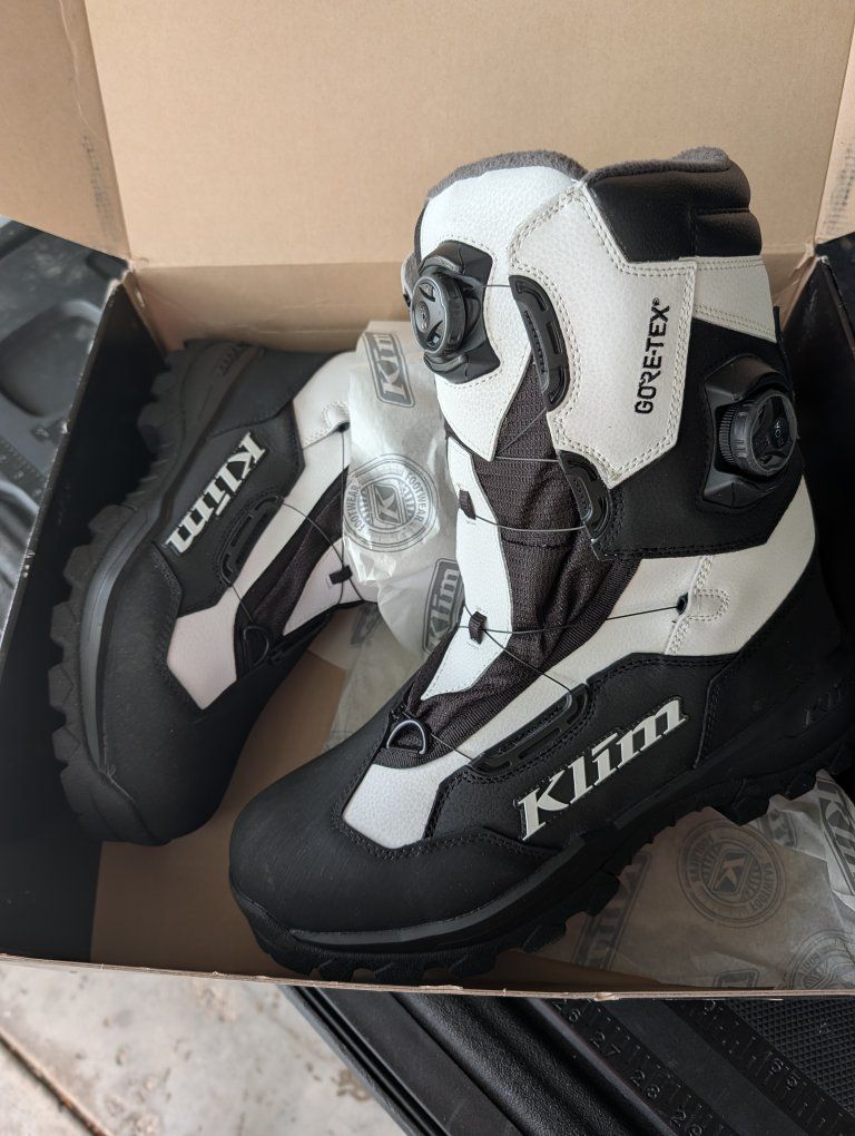 Brand New Kilm  Adrenaline Pro GTX BOA boots in black/white - size 14.