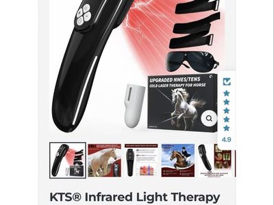 KTS Rechargeable Laser Therapy TENS Device - Multi-Intensity Pain Relief