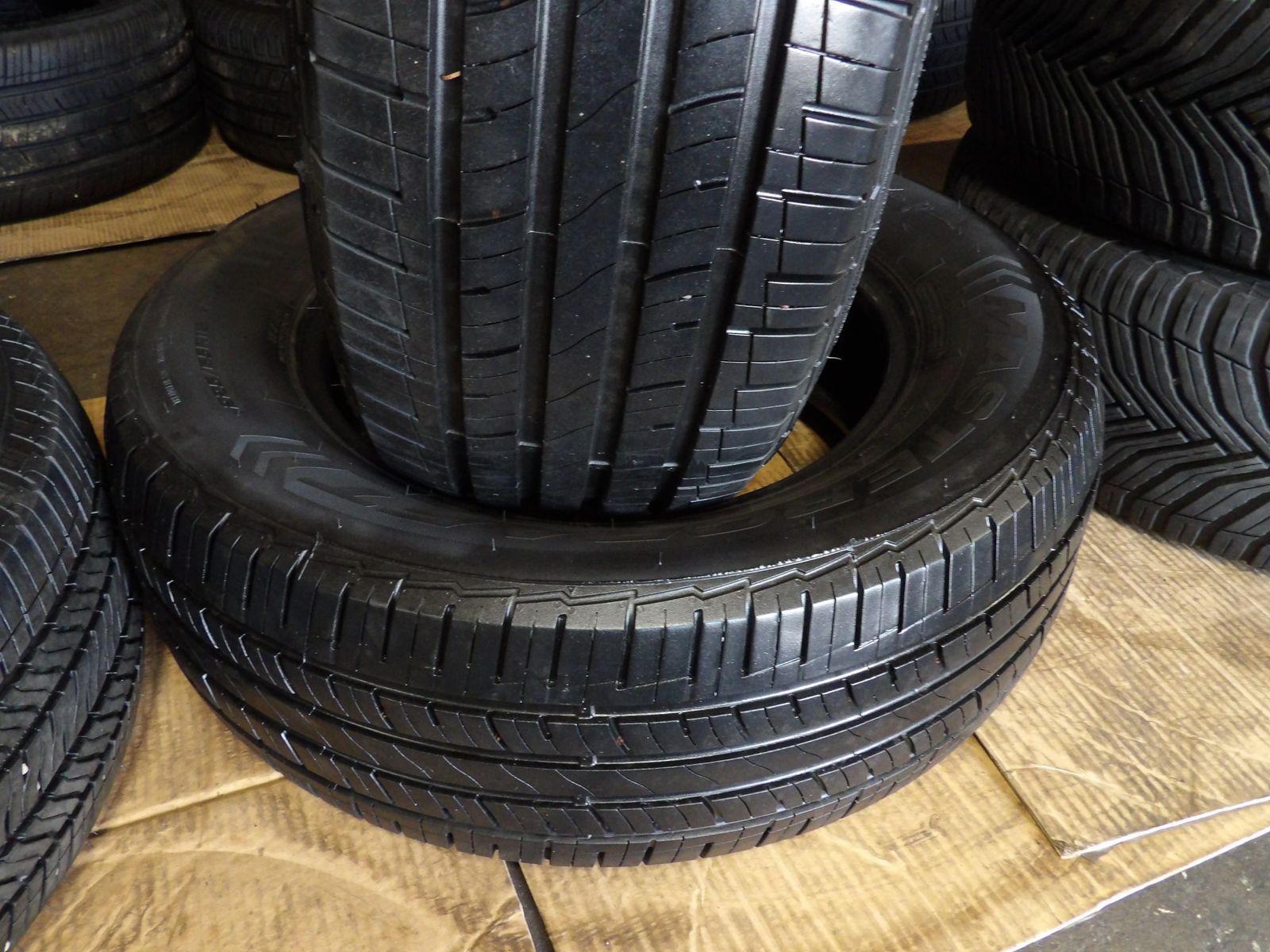 225/65R16 MASTERCRAFT STRATUS A/S PAIR OF TWO USED TIRES