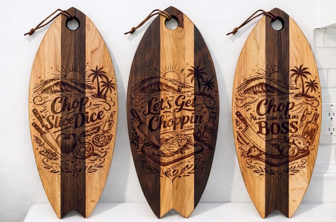 Surfboard Cutting Boards