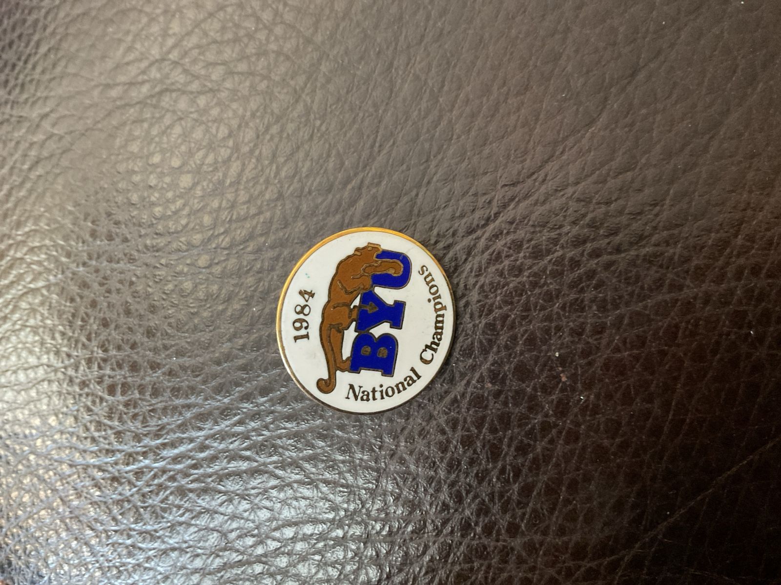 1984 BYU National Champions Football Pin