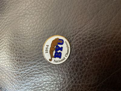 1984 BYU National Champions Football Pin