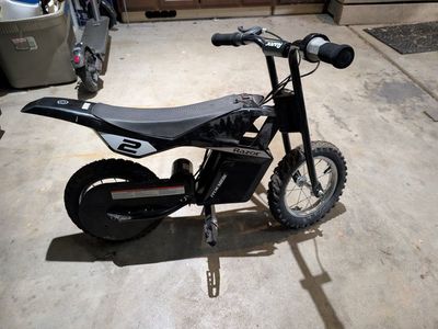 Razor MX125 Electric Dirt Bike - Black Youth Motocross