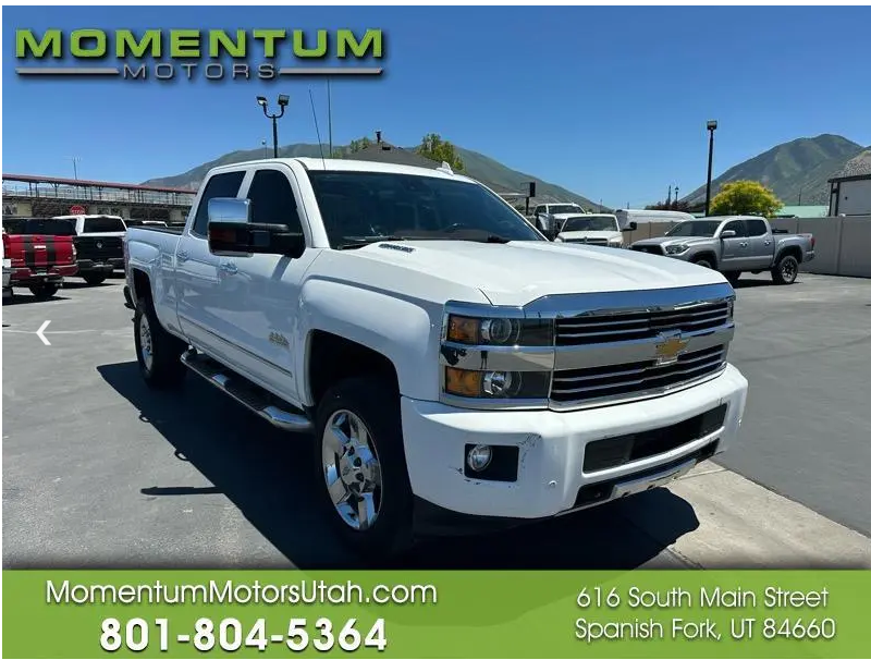 2015 Chevrolet Silverado 2500 High Country — rebuilt & branded title