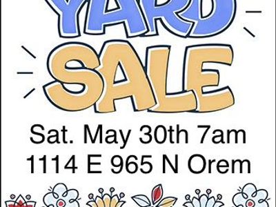 Retired Teacher Yard Sale