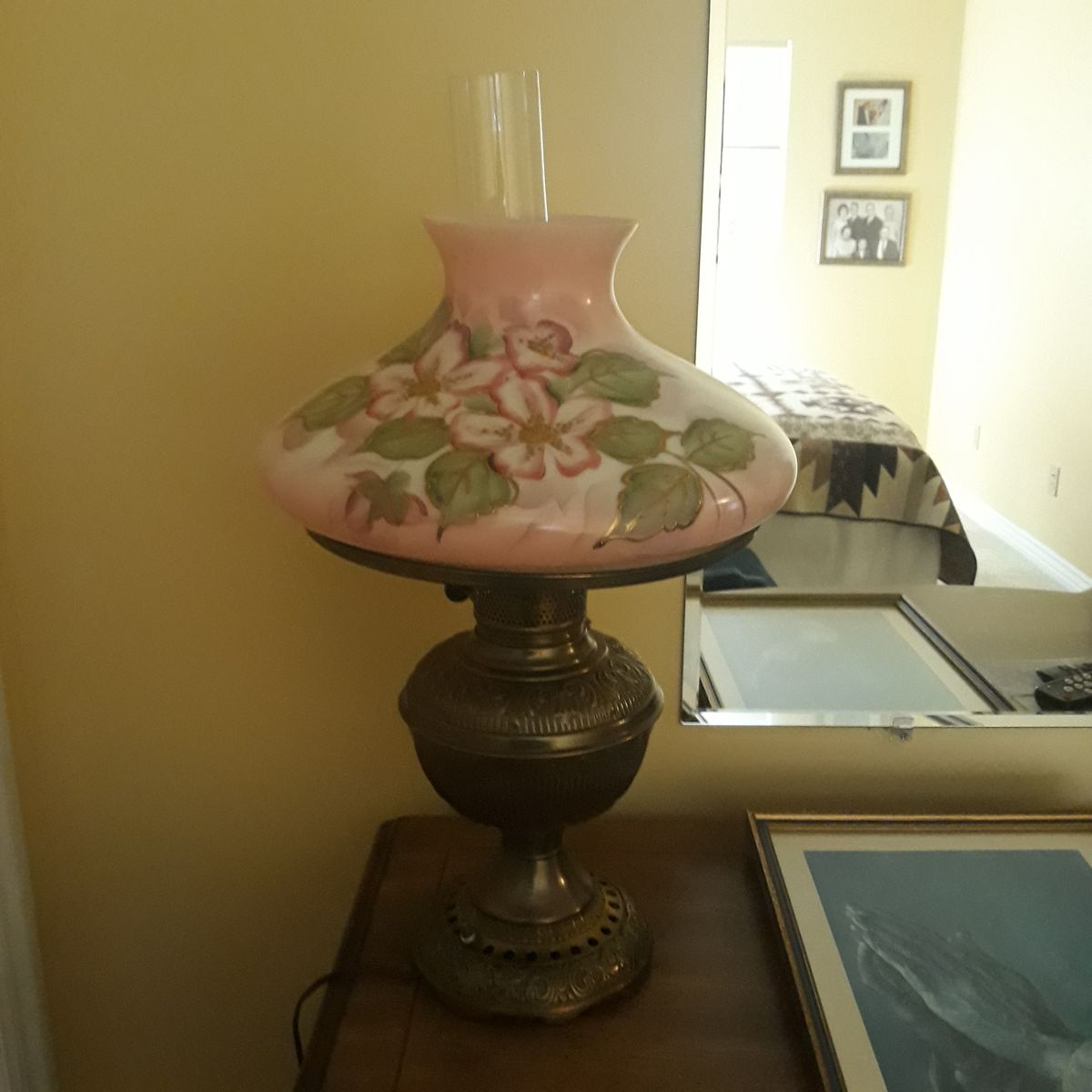 ANTIQUE BRASS LAMP