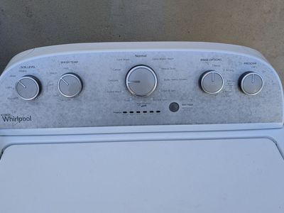Whirpool washer and dryer