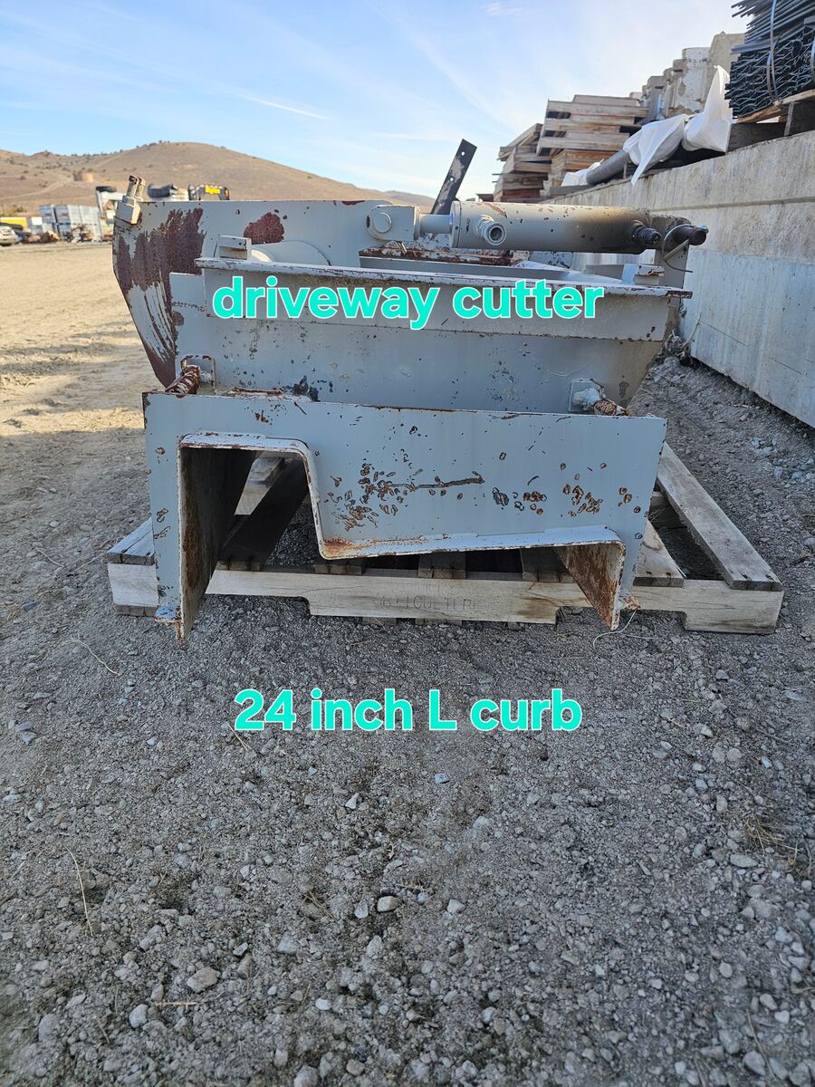 24-inch L Curb Driver Cutter Good Condition – $1,000.00
