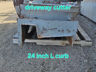 24-inch L Curb Driver Cutter Good Condition – $1,000.00
