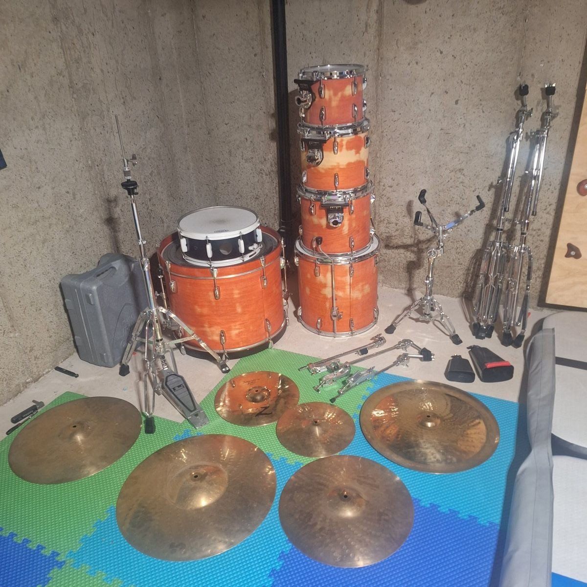Pearl Export Select 6 Piece Kit and Zildjian