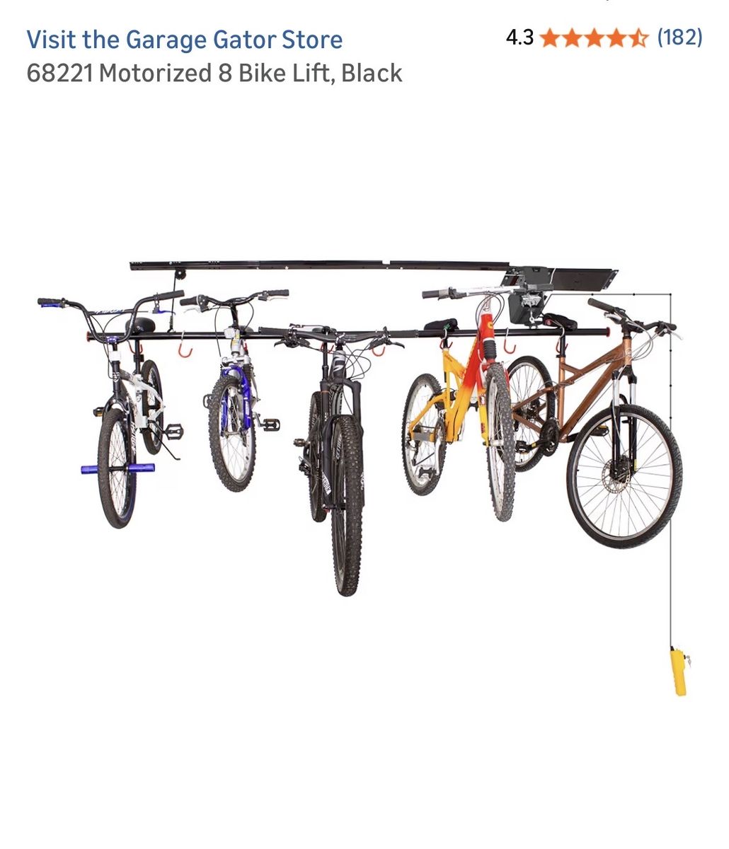 OverHead Bike Garage Storage