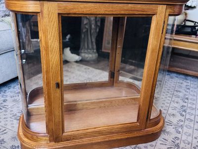 Vintage Curio Lighted Display Cabinet