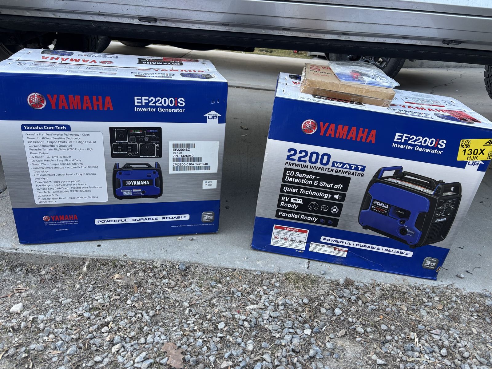 4400watt =TWO 2200watt YAMAHA Generators - NIP