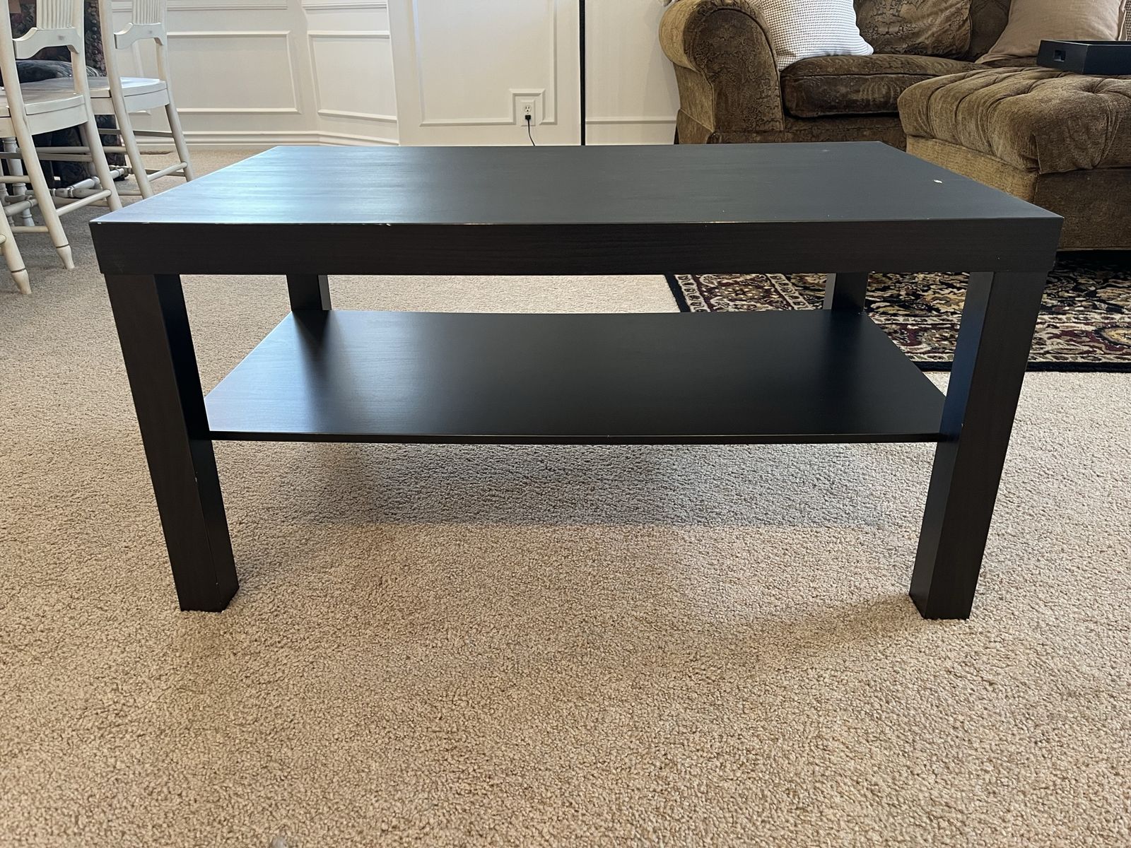 Black coffee table