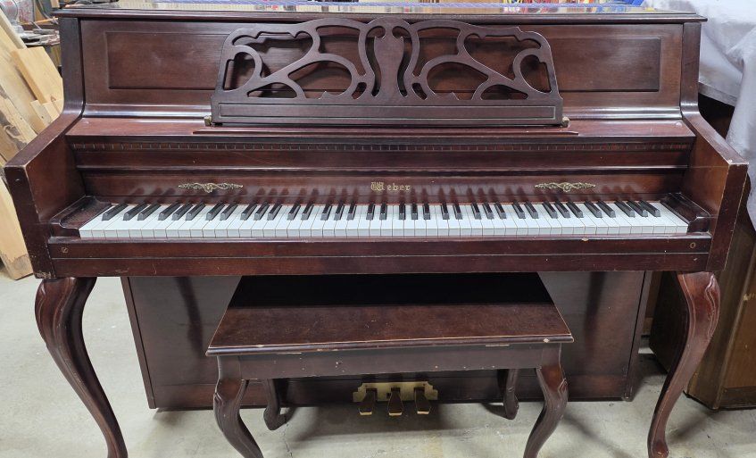 Weber Upright Piano - Free delivery