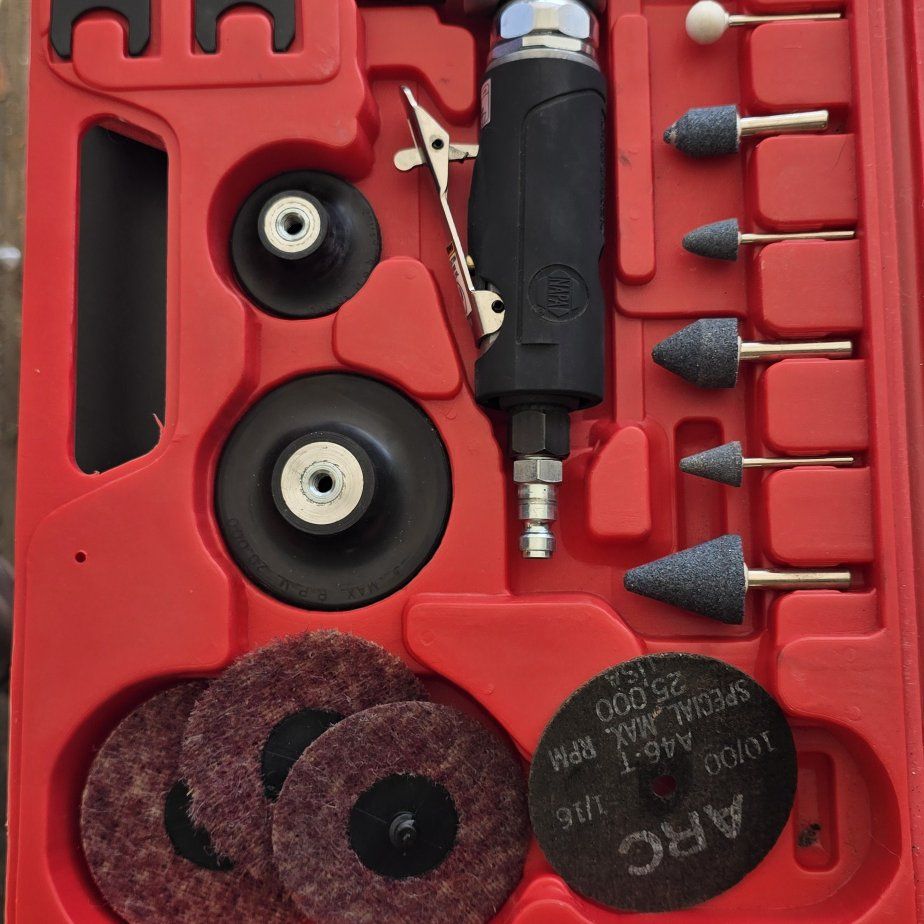 Napa pneumatic 1/4 inch angle grinder