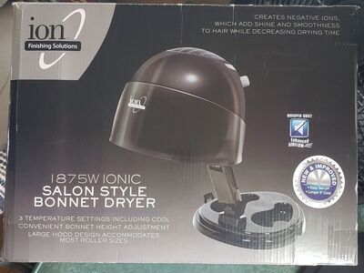 1875 W Ionic Salon Style Bonnet Hair Dryer